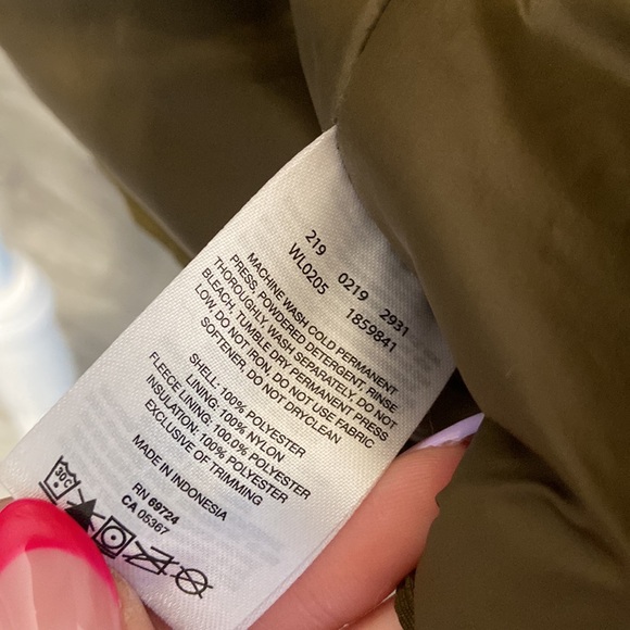 Columbia South Canyon coat faux Sherpa lining womens olive green jacket large - Picture 12 of 16